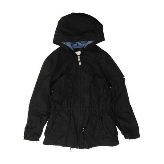 Black Solid Active Jacket