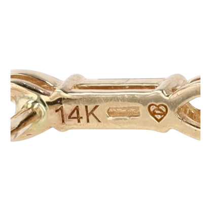1 1/8 ctw 14K Yellow Gold Drop Earrings