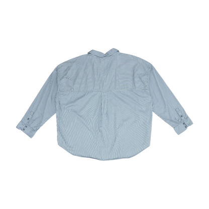 Blue Striped Button Down