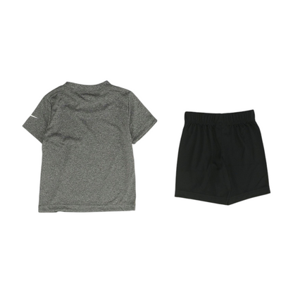 Gray Short Sleeve Set