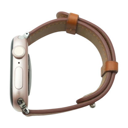 42mm Series 10 Rose Gold Smartwatch Brown Band S/M