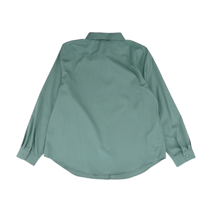 Green Button Down