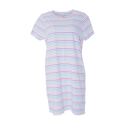 Multi Striped Midi Dress