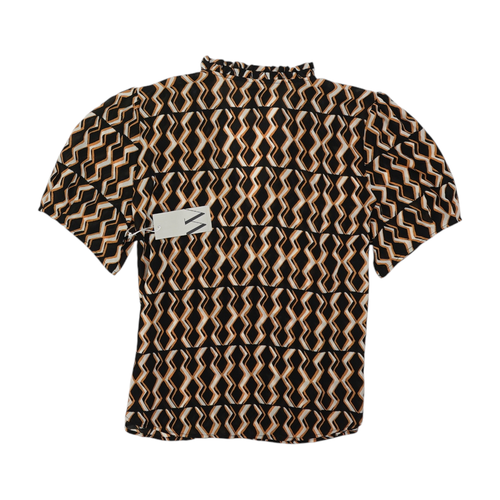 Black Print Blouse