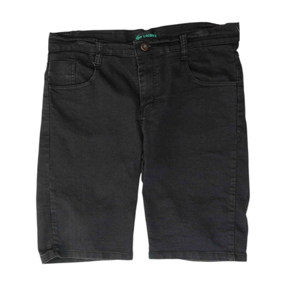 Black Denim Shorts