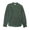 Green Solid Flannel Button Down