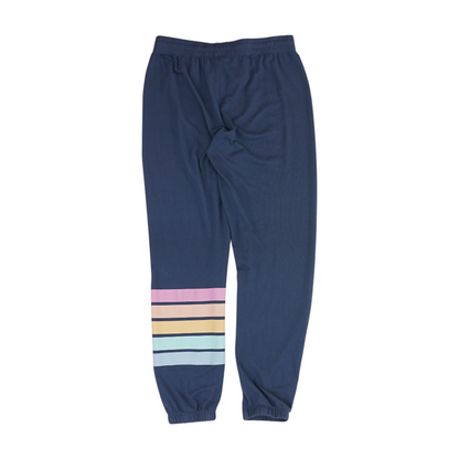 Blue Solid Pajama Bottom