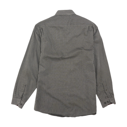 Gray Check Long Sleeve Button Down