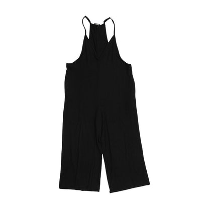 Black Solid Jumpsuit