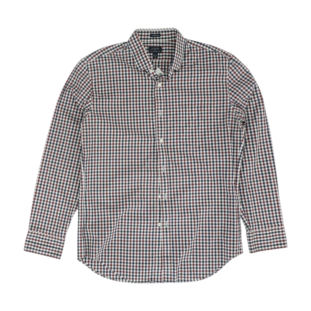 Multi Check Long Sleeve Button Down