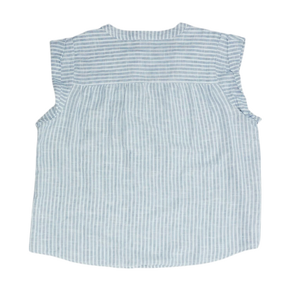 Blue Striped Blouse