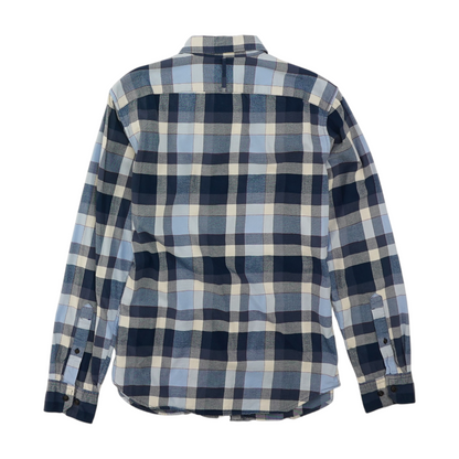 Blue Plaid Flannel Button Down