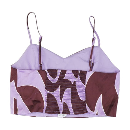 Purple Misc. Sleeveless Blouse