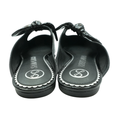 Black Slip-On Flats