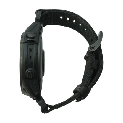 35mm Tactix 7 Black Smartwatch Black Band S/M