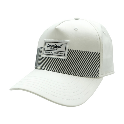 White Cleveland Golf Ballcap Hat
