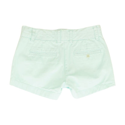 Green Solid Chino Shorts