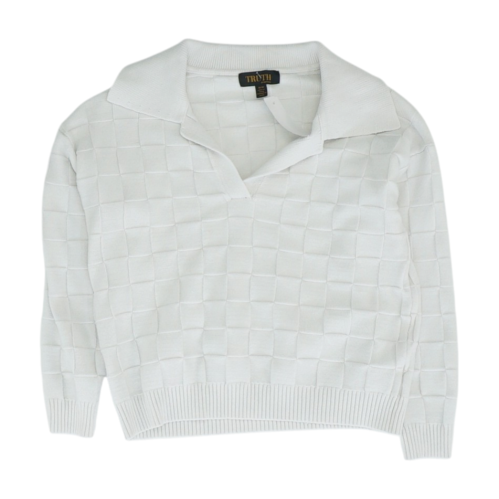 White Pullover Sweater
