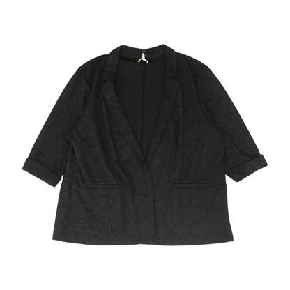 Black Plus Solid Blazer