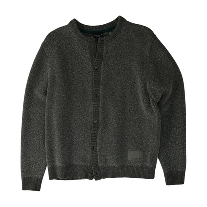 Gray Cardigan Sweater