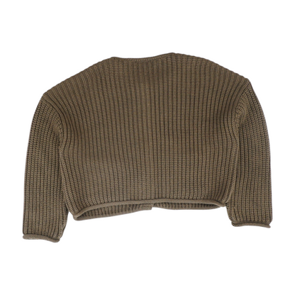 Brown Cardigan Sweater