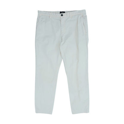 Cream Straight Pants