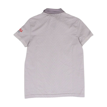 Purple Chevron Polo Top