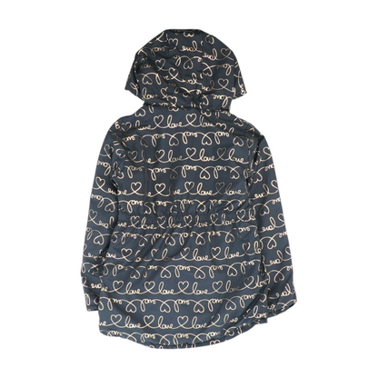 Black Print Coat