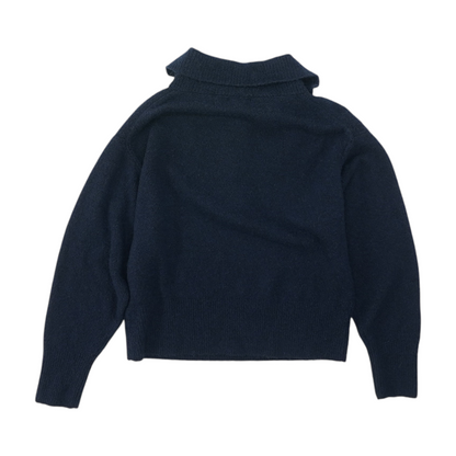 Navy 1/4 Zip Sweater