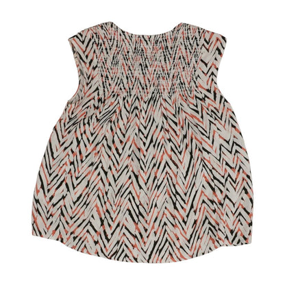 Multi Chevron Sleeveless Blouse
