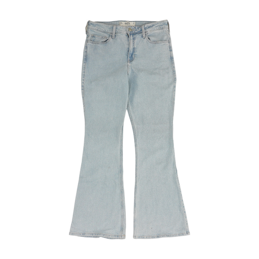 Blue Long Wide Leg Jeans