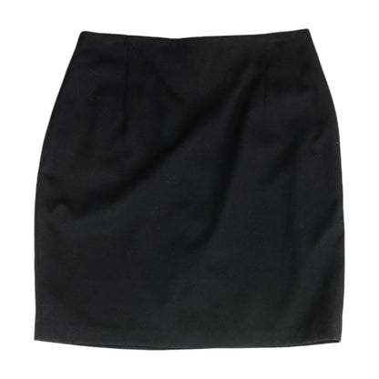 Vintage 1990's-2000's Black Solid Mini Skirt