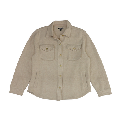 Beige Solid Jacket