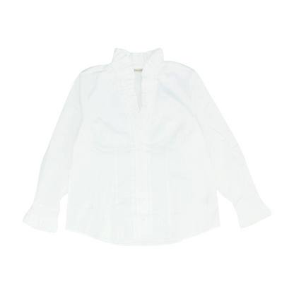 White Petite Button Down
