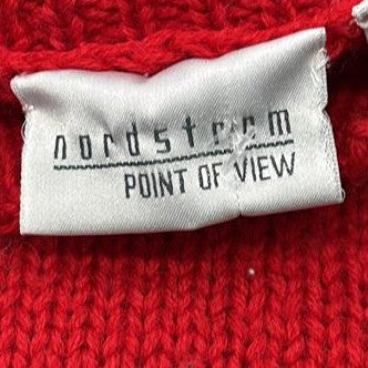 Vintage Red Graphic Pullover Sweater