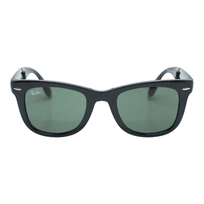 Black Folding Wayfarer Square Sunglasses
