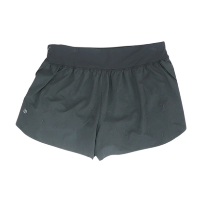 Black Solid Active Shorts