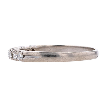1/3 ctw 14K White Gold Diamond Band Ring