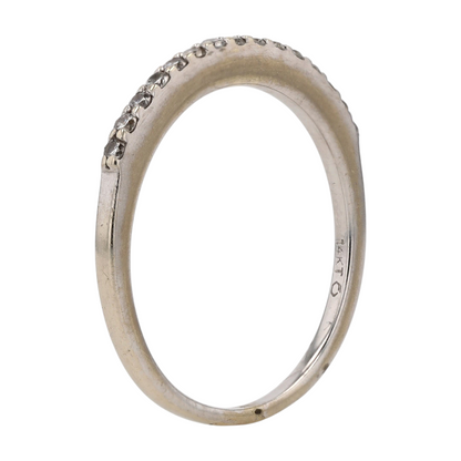1/5 ctw 14K White Gold Diamond Band Ring