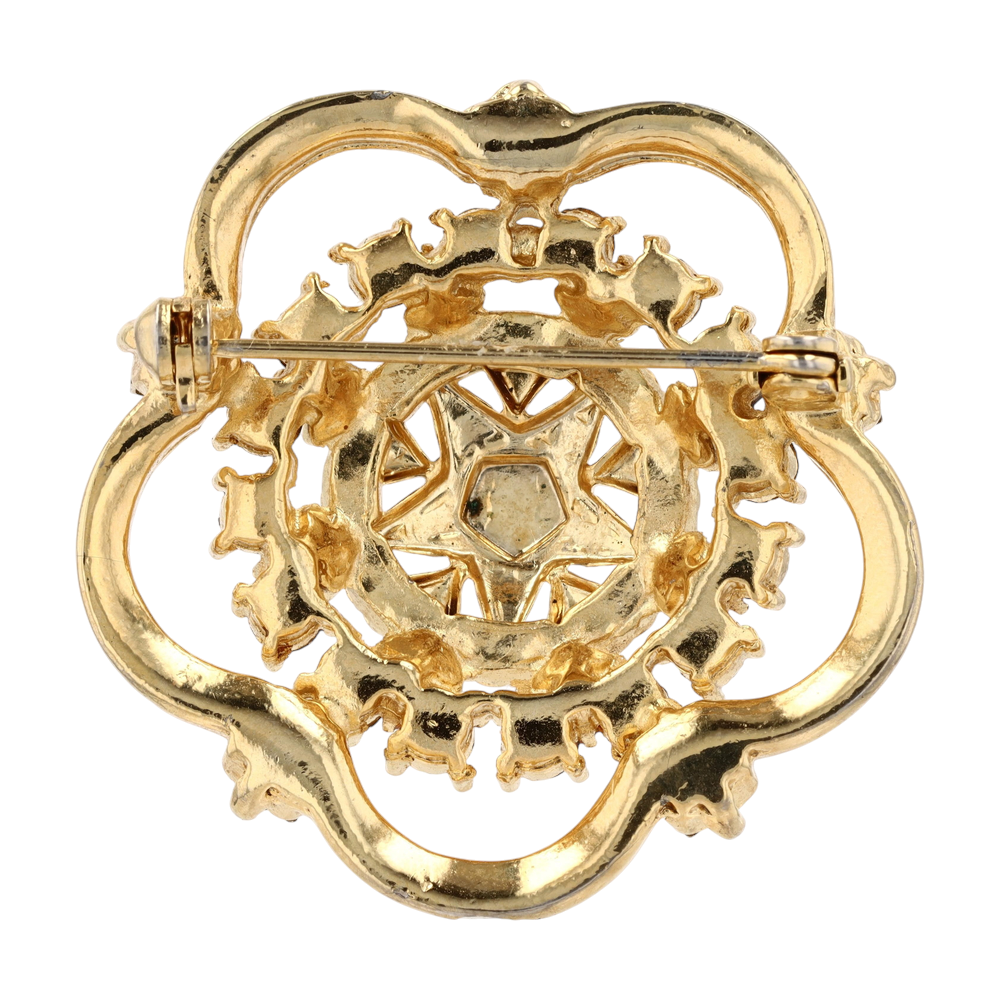 Costume Cubic Zirconia Brooch