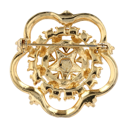 Costume Cubic Zirconia Brooch