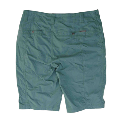 Green Solid Chino / Khaki Shorts