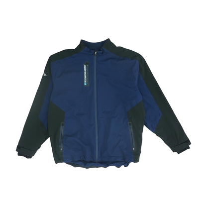 Navy Solid Rain Jacket