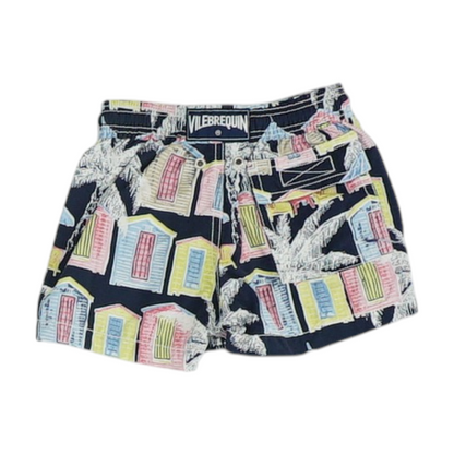 Navy Print Swim Bottom