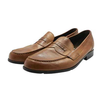 Brown Slip-On Dress Shoes