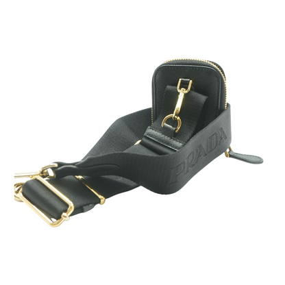 Replacement Strap for Prada Purse with Detachable Keychain Zip Pouch