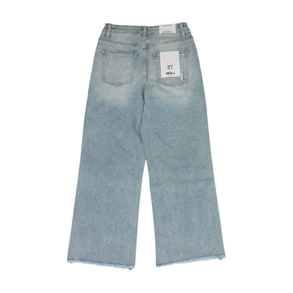 Blue Wide Leg Jeans