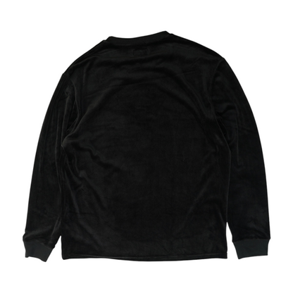 Black Solid Pajama Top