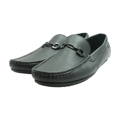 Black Slip-On Dress Shoes