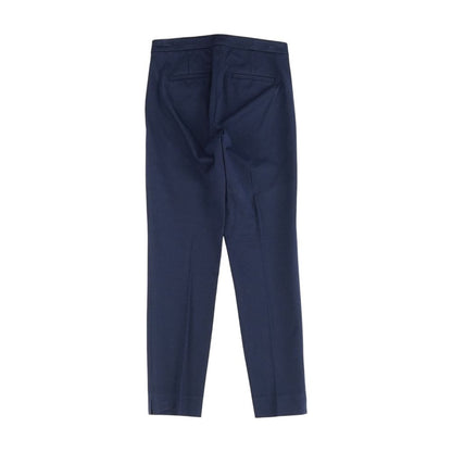 Navy Solid Dress Pants